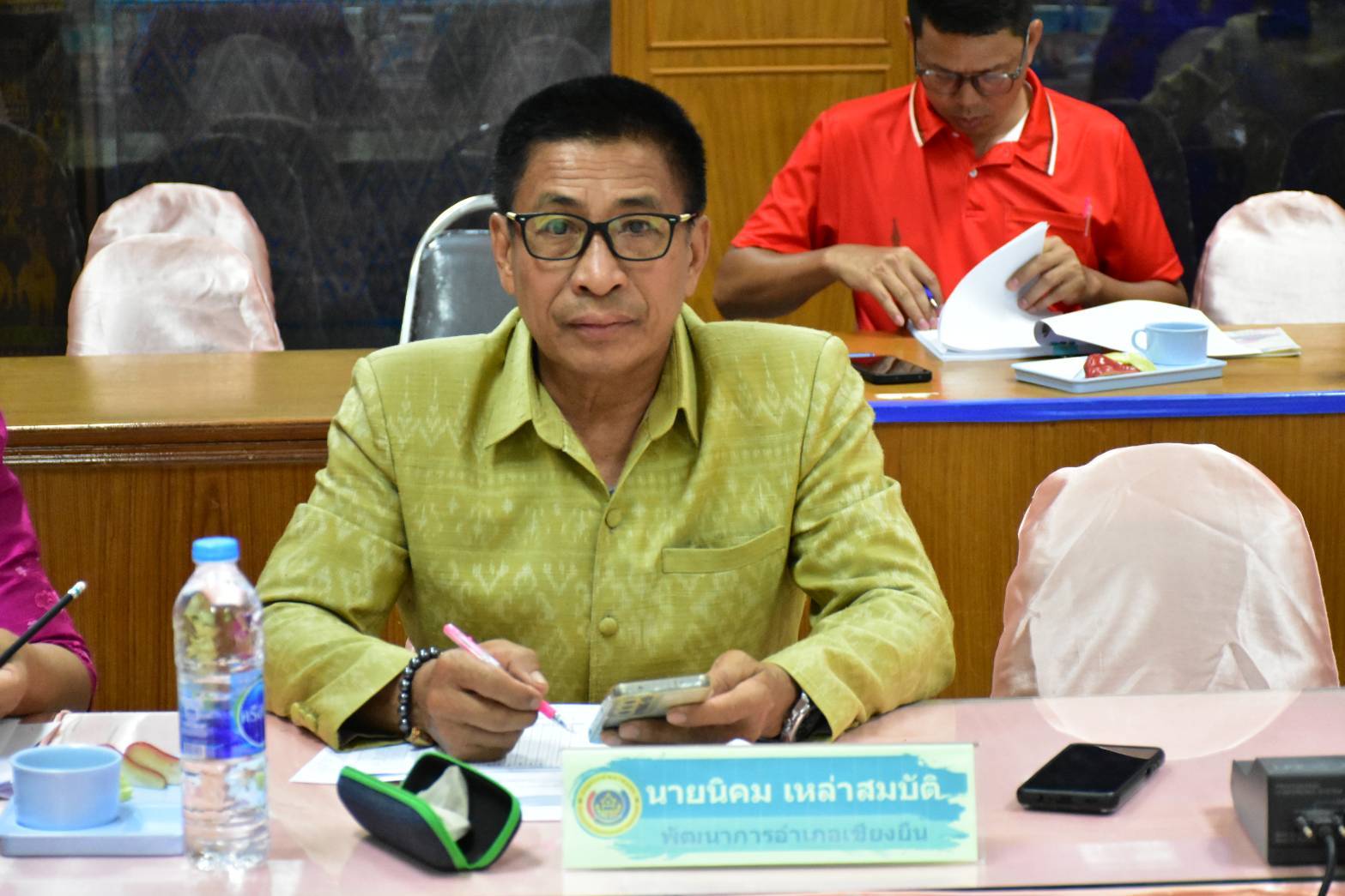 พช.มหาสารคาม ประชุมประจำเดือนสำนักงานพัฒนาชุมชนจังหวัดมหาสารคาม ครั้งที่ 5/2568