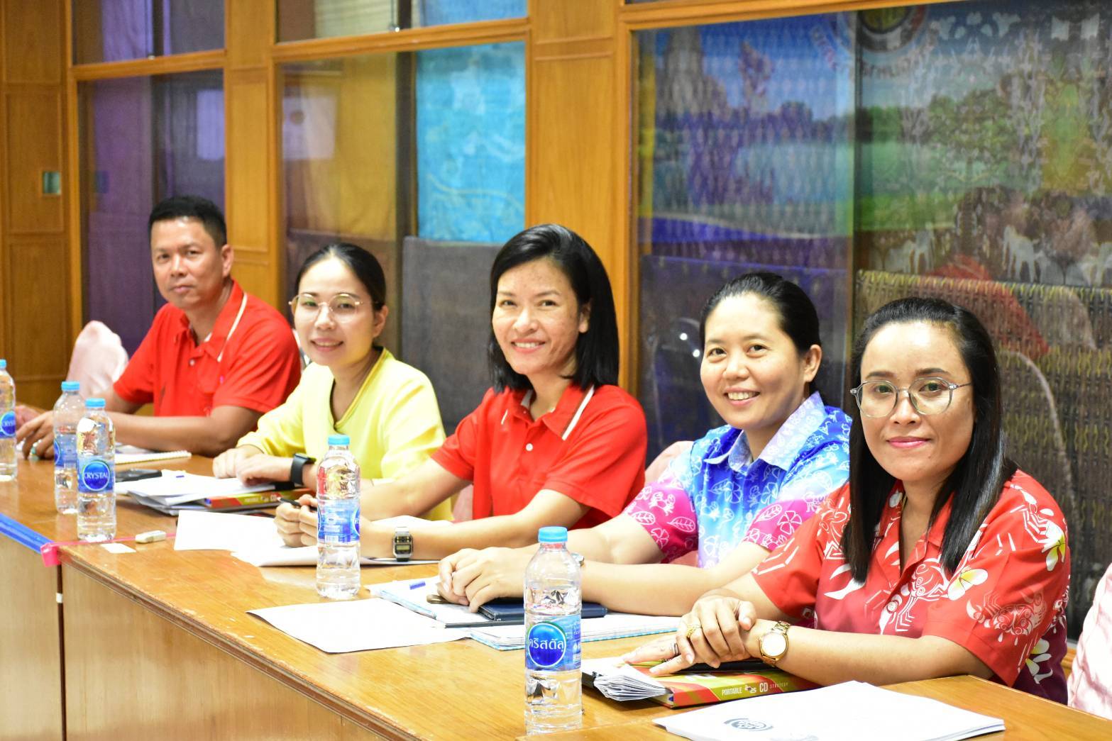 พช.มหาสารคาม ประชุมประจำเดือนสำนักงานพัฒนาชุมชนจังหวัดมหาสารคาม ครั้งที่ 5/2568