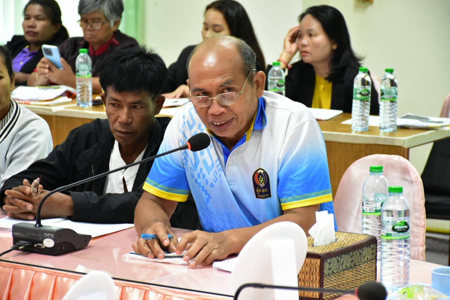 พช.มหาสารคาม : ประชุมเชิงปฏิบัติการ เสริมสร้างธรรมาภิบาลกลุ่มออมทรัพย์เพื่อการผลิตระดับจังหวัด