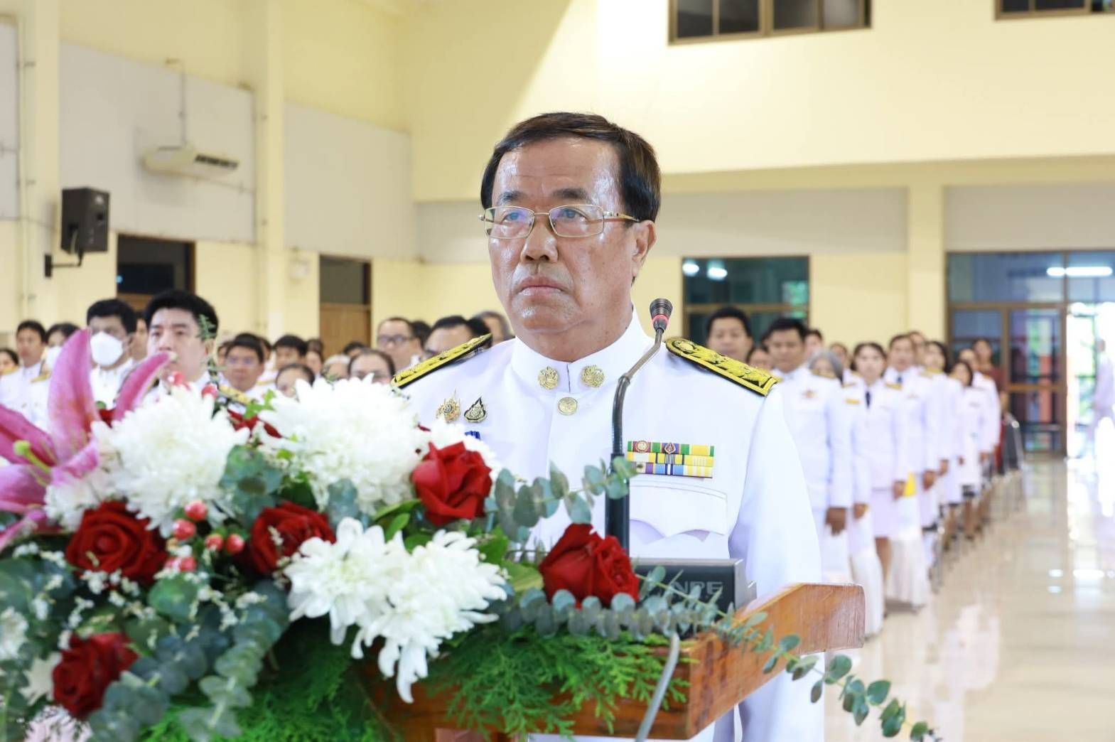 พช.มหาสารคาม : ร่วมพิธีวันที่ระลึกคล้ายวันสวรรคตพระบาทสมเด็จพระปรเมนทรมหาอานันทมหิดลพระอัฐมรามาธิบดินทร