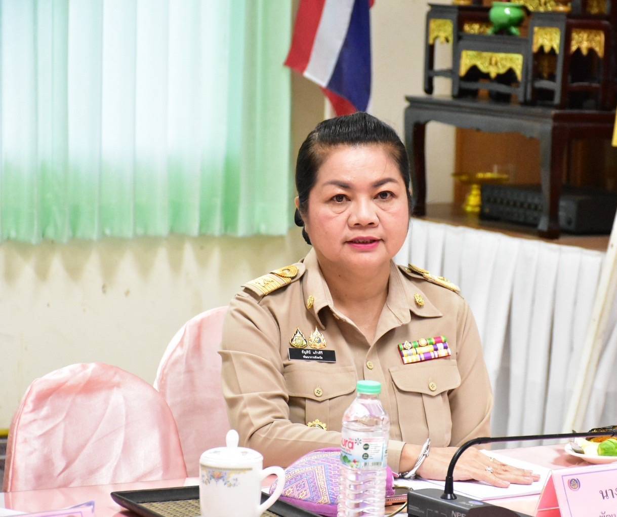 จังหวัดมหาสารคาม ประชุมตรวจประเมินเพื่อรับรองมาตรฐานการพัฒนาชุมชน(มชช.) จังหวัดมหาสารคาม ประจำปี 2568