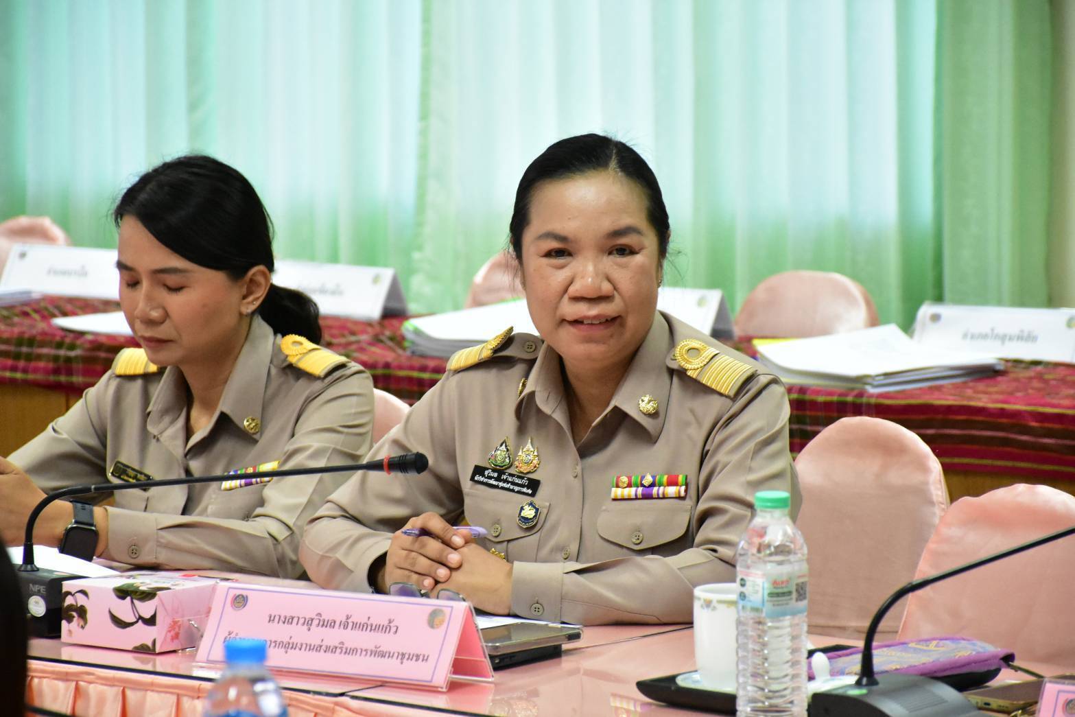จังหวัดมหาสารคาม ประชุมตรวจประเมินเพื่อรับรองมาตรฐานการพัฒนาชุมชน(มชช.) จังหวัดมหาสารคาม ประจำปี 2568
