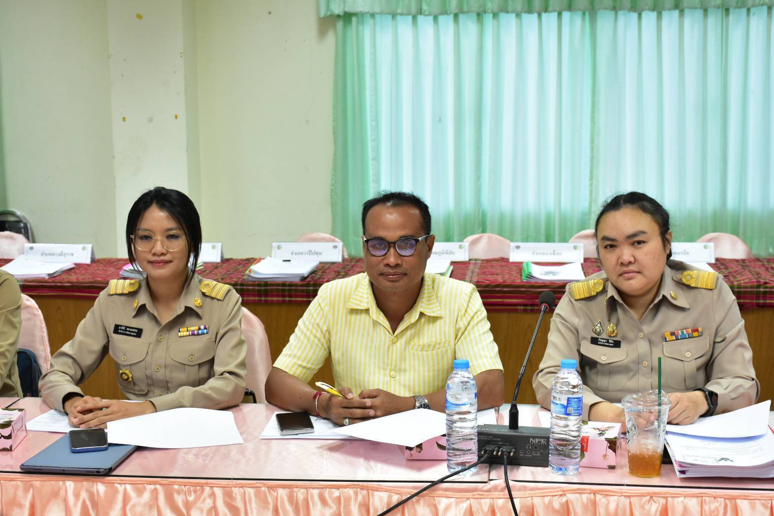 จังหวัดมหาสารคาม ประชุมตรวจประเมินเพื่อรับรองมาตรฐานการพัฒนาชุมชน(มชช.) จังหวัดมหาสารคาม ประจำปี 2568