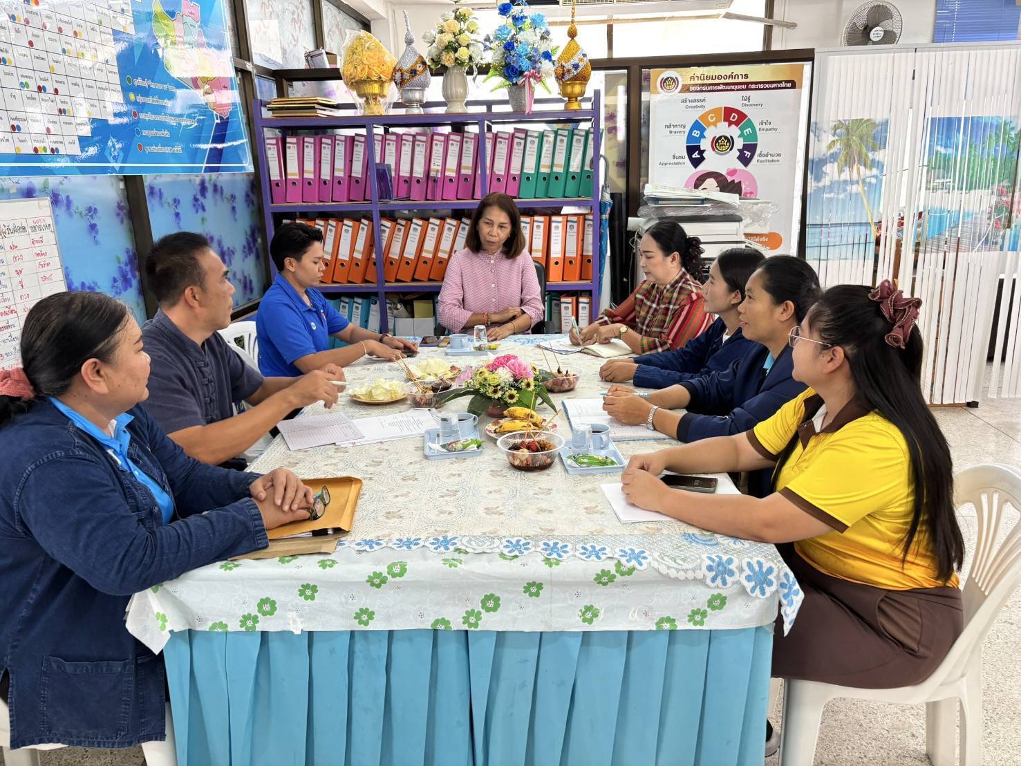 พช.มหาสารคาม ลงพื้นที่เตรียมความพร้อมการดำเนินงานการขับเคลื่อนกิจกรรมทางนี้มีผล ผู้คนรักกัน อำเภอพยัคฆภูมิพิสัย