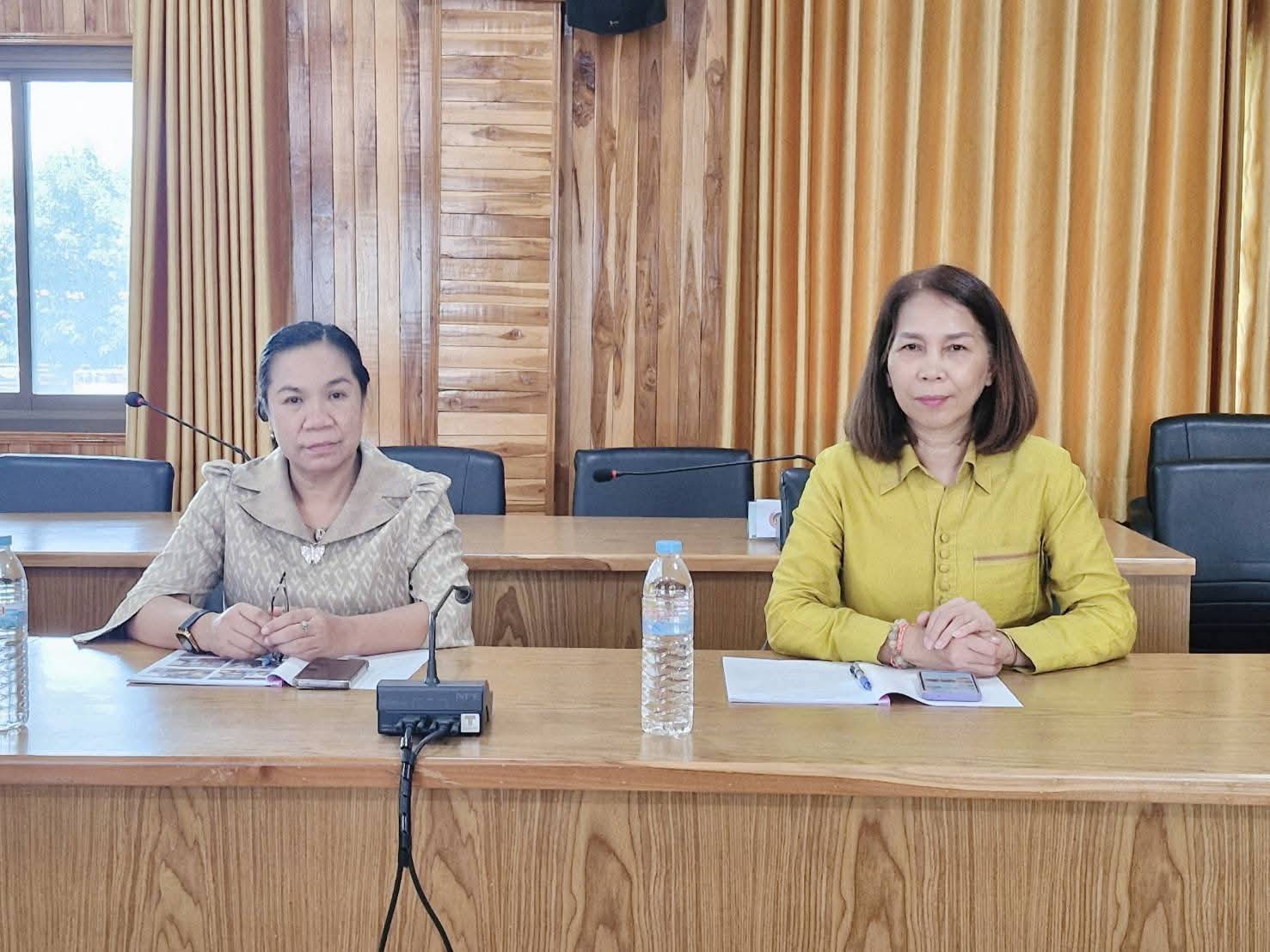 พช.มหาสารคาม : รับการตรวจราชการ ผู้ตรวจราชการกรมการพัฒนาชุมชน (นางอรุณรัตน์ ชิงชนะ) ลงพื้นที่ อำเภอนาดูน จังหวัดมหาสารคาม ติดตามผลการปฏิบัติราชการตามนโยบายของรัฐบาล ภารกิจกระทรวงมหาดไทย และกรมการพัฒนาชุมชน ประจำเดือนกรกฏาคม 2568