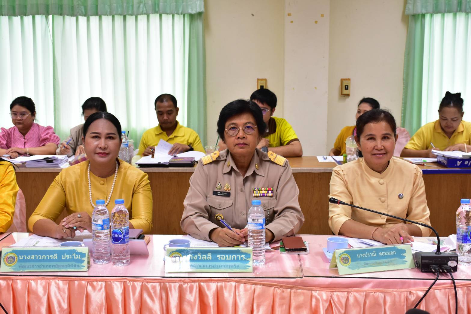 พช.มหาสารคาม ประชุมประจำเดือนสำนักงานพัฒนาชุมชนจังหวัดมหาสารคาม ครั้งที่ 7/2568