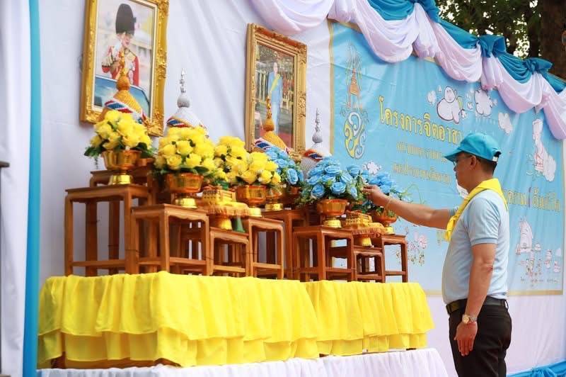 พช.มหาสารคาม ร่วมกิจกรรมจิตอาสาพัฒนาปลูกต้นไม้เฉลิมพระเกียรติสมเด็จพระนางเจ้าสิริกิติ์ พระบรมราชินีนาถ พระบรมราชชนนีพันปีหลวง เนื่องในโอกาสวันเฉลิมพระชนมพรรษา 12 สิงหาคม 2568